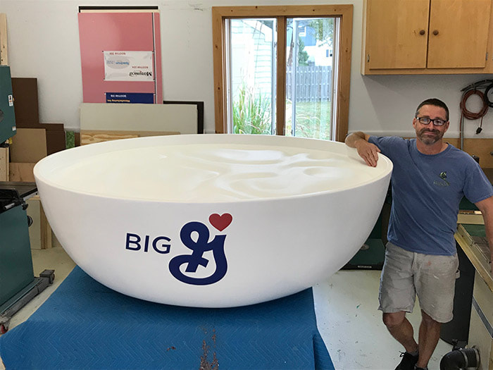 giant cereal bowl prop